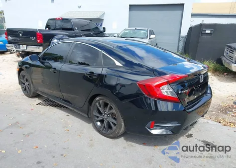 2019 Honda Civic Sport из США, поврежденный, VIN 19XFC2F82KE037989